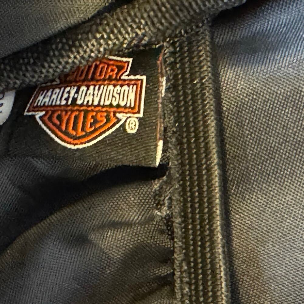 Harley Davidson Riding MC Jacket Embroidered Backpack Purse - Picture 5 of 5